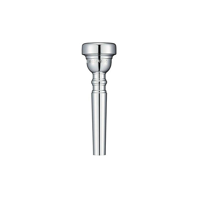 The silver-plated Yamaha Eric Aubier Signature Series trumpet mouthpiece