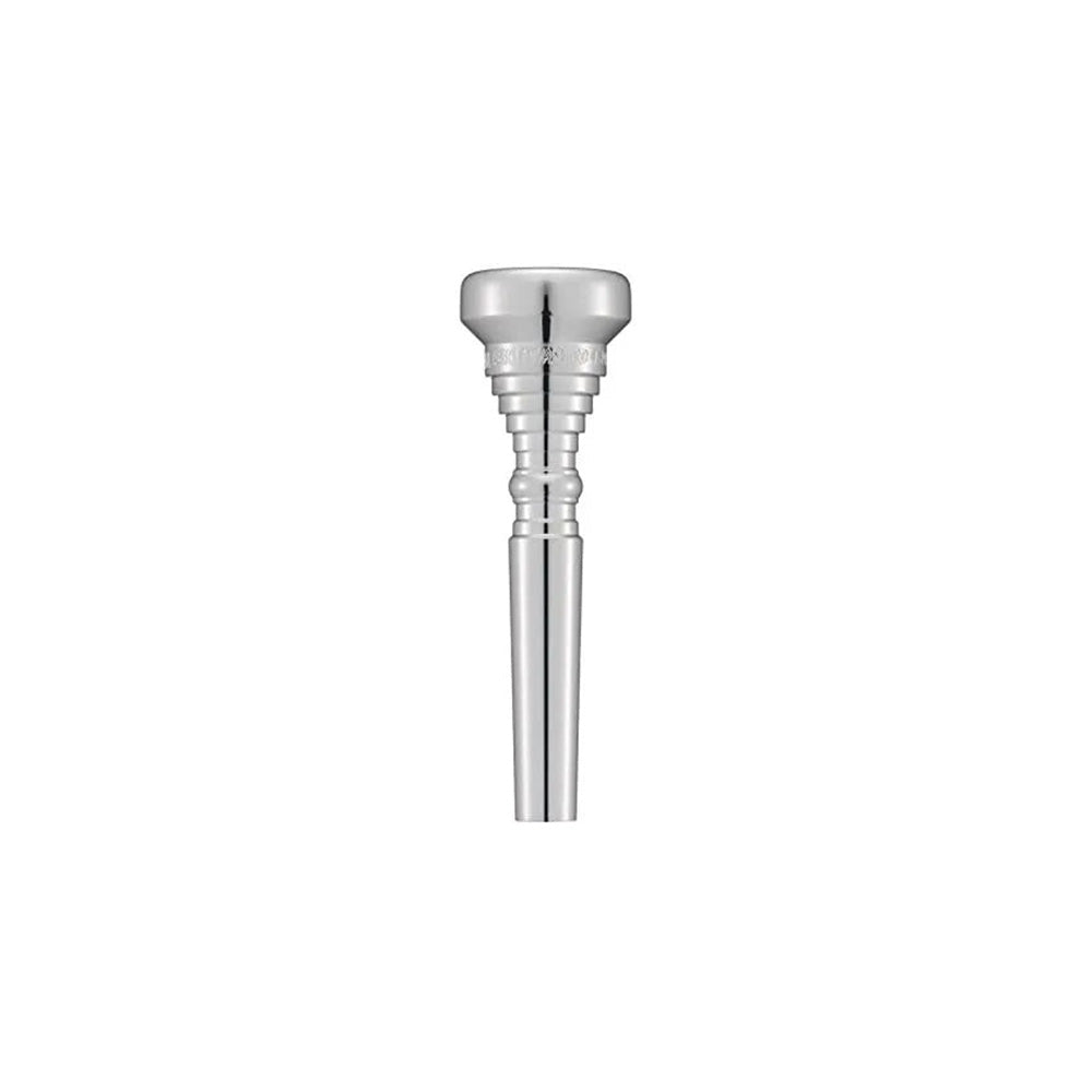 The silver-plated Yamaha Eric Miyashiro EM1 Signature Series trumpet mouthpiece