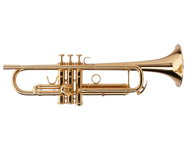 Adams A5 Bb Trumpet - Facing sideways and upright