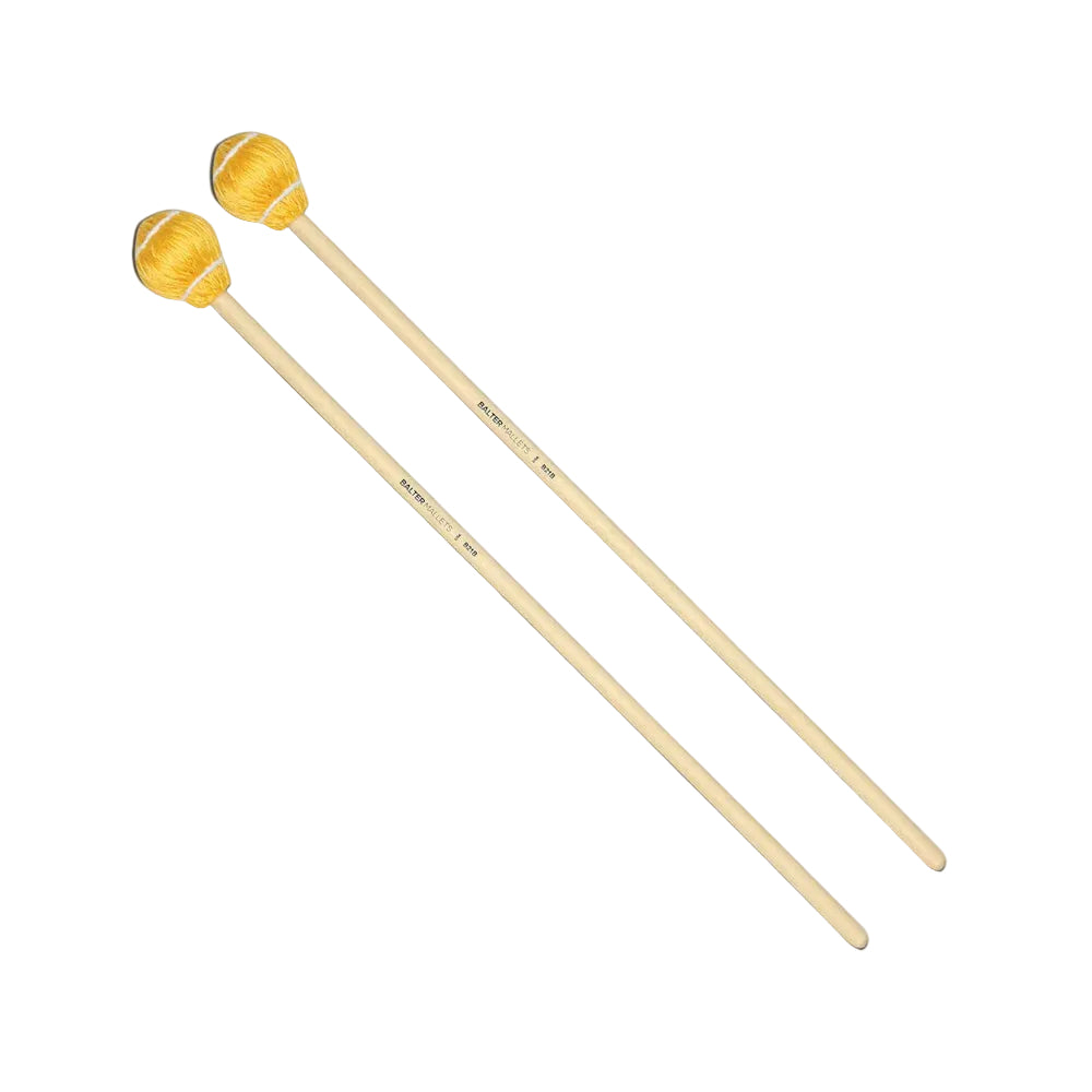 Vic Firth Pro Vibe Hard Yellow Cord Mallet - 1 Pair