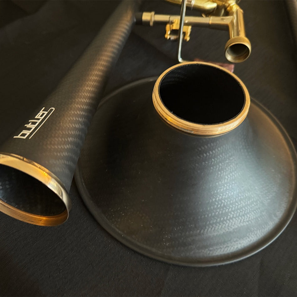 Butler C10 Large Bore Tenor Trombone - detachable bell removed and sitting next to the instrument