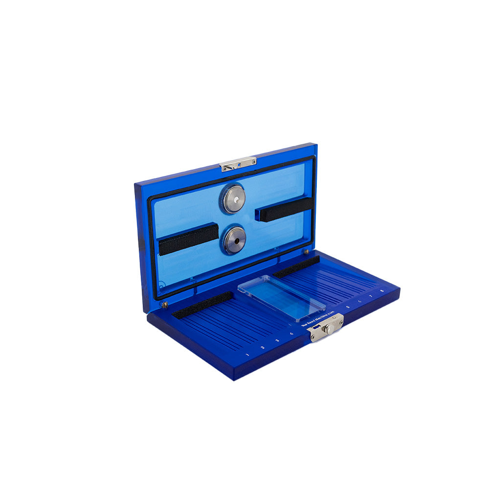 Dilutis Reed Machine Finale Reed Case - 8 reed case opened and no reeds in it