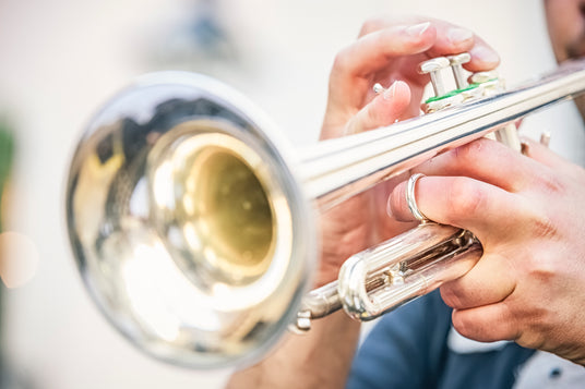 Someone playing a musical instrument