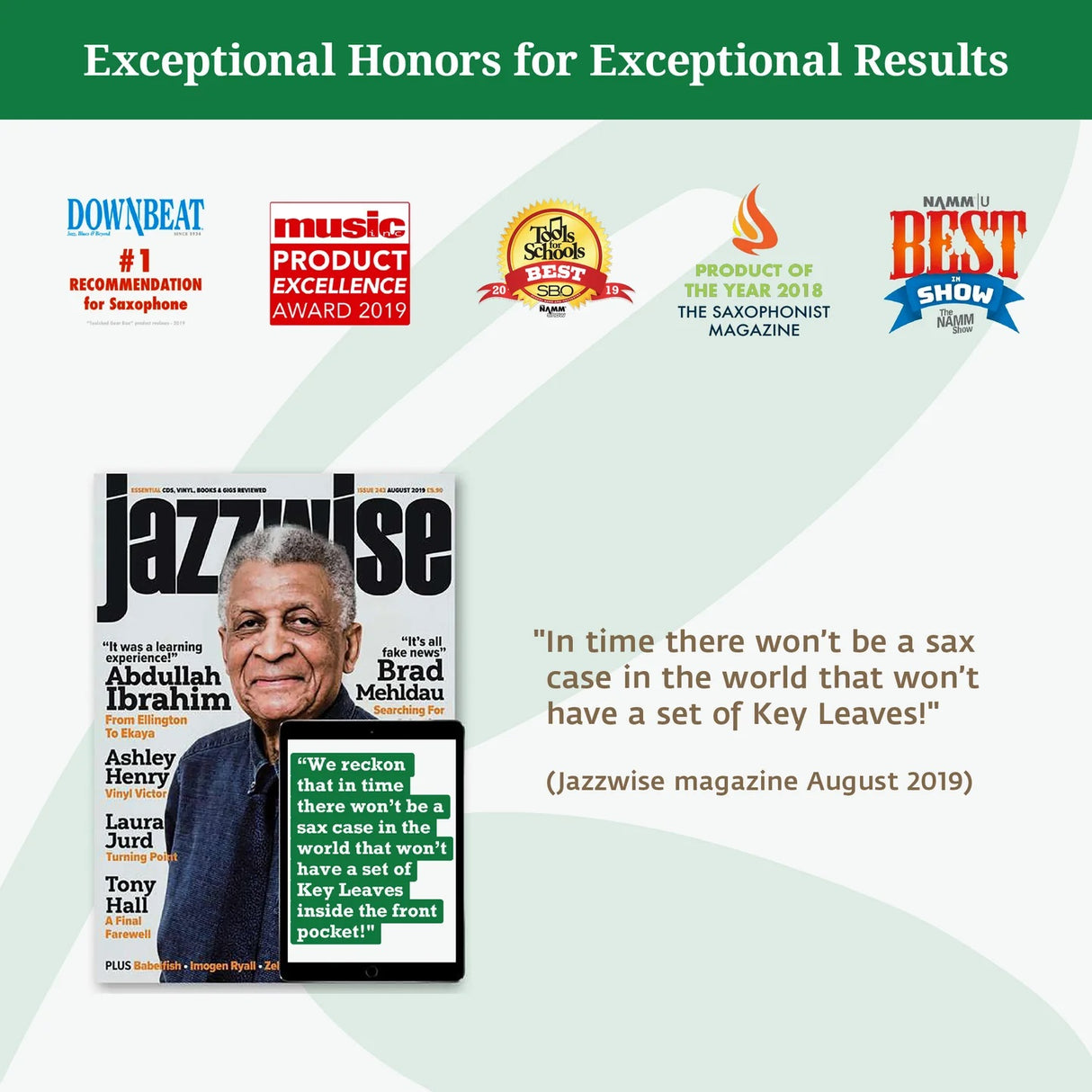 Key Leaves Saxophone Key Props