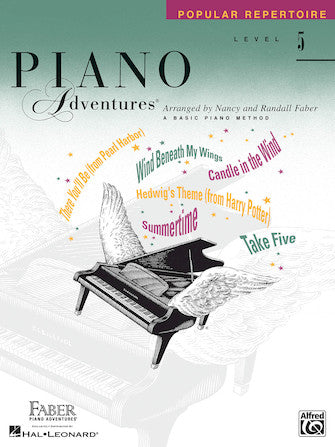 Piano Adventures by Faber - Popular Repertoire Book