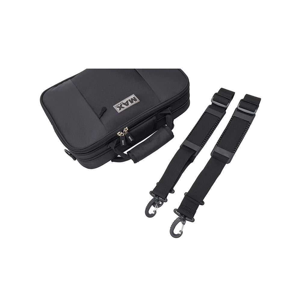 Protec MX307 Max Bb Clarinet Case - laying down with the two shoulder straps laid out