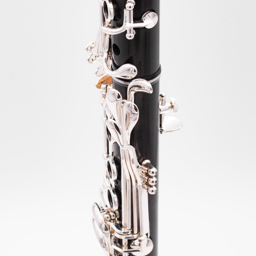 The Royal Global Classical Limited Bb and A Clarinets - close up of lower joint keys