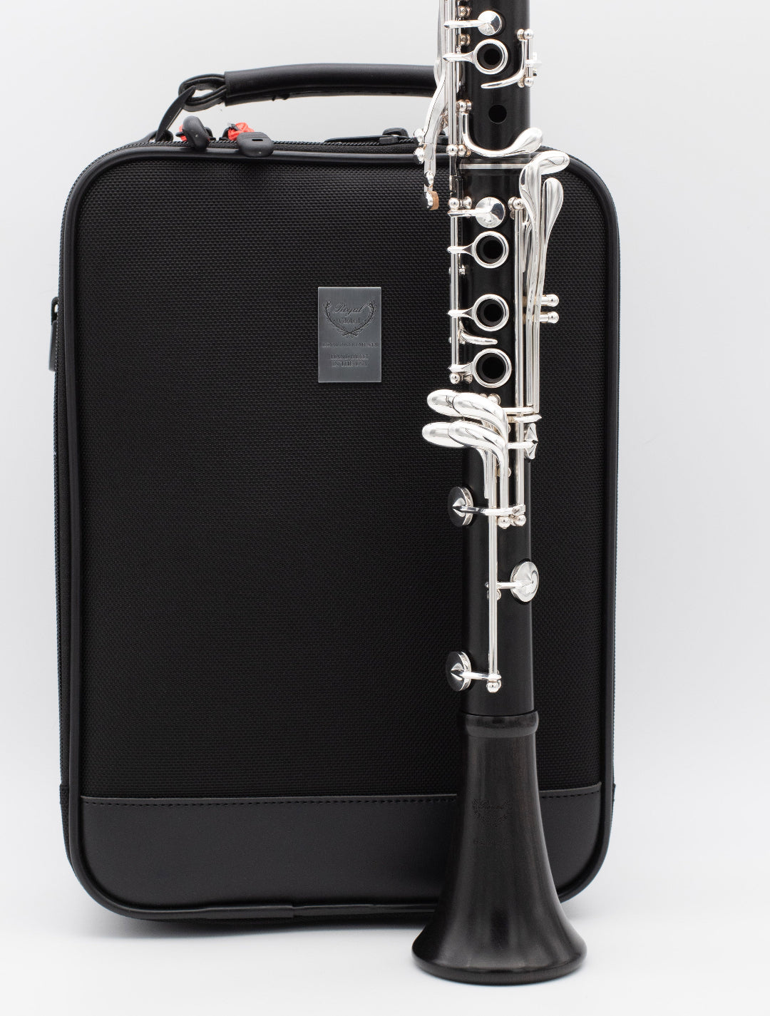 Royal Global Genesis Bb Clarinet - next to its case