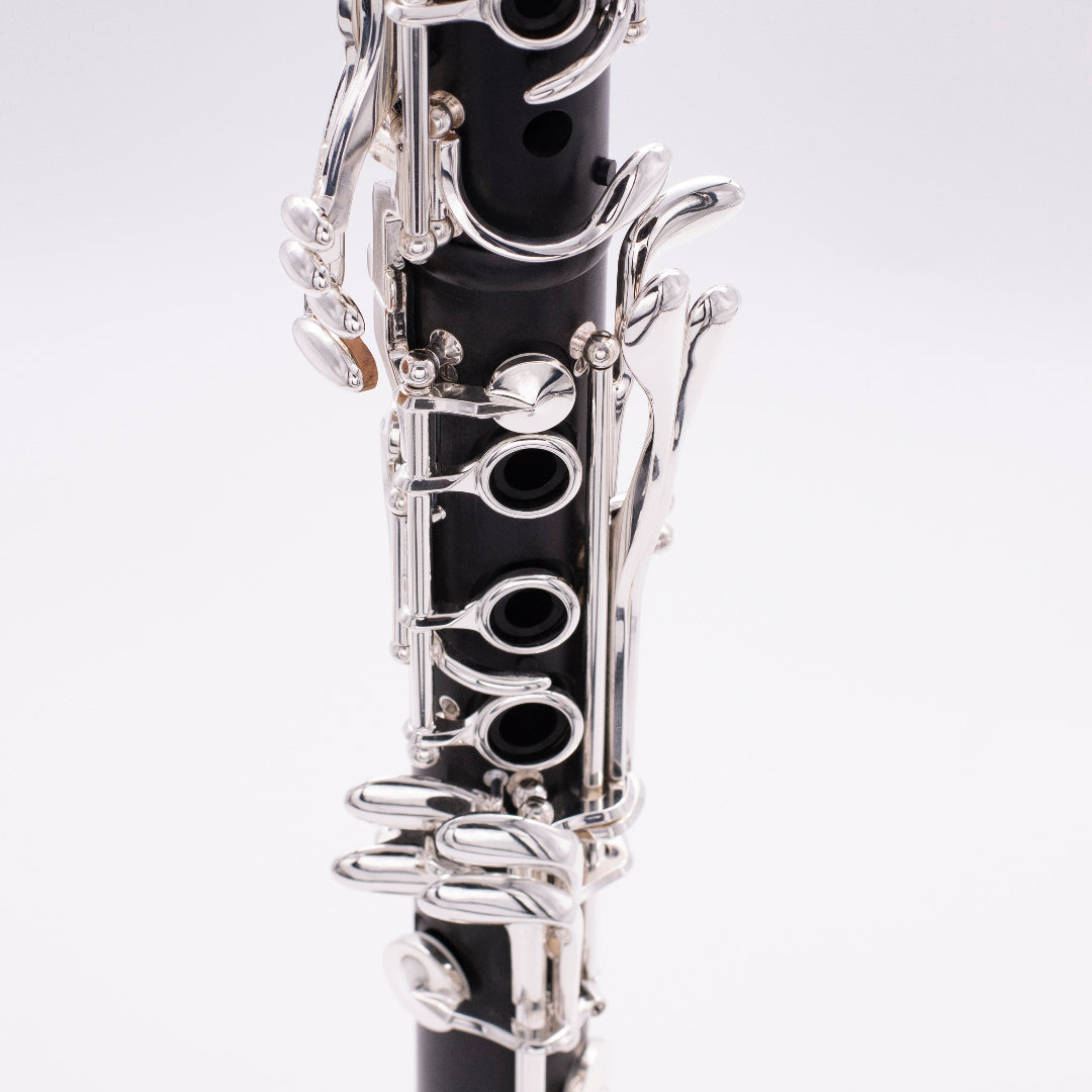 Royal Global Max Bb Clarinet - close up of the lower and upper joint keys
