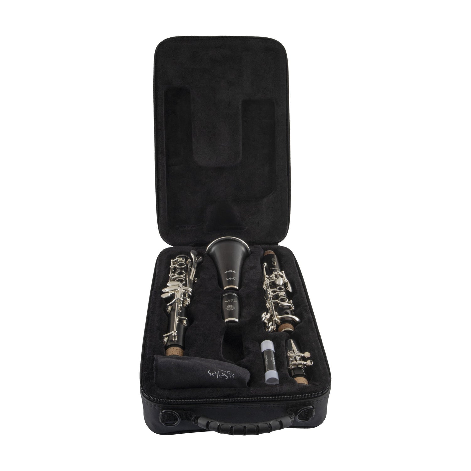 Selmer Paris Presence Clarinet - disassembled in its case sitting open