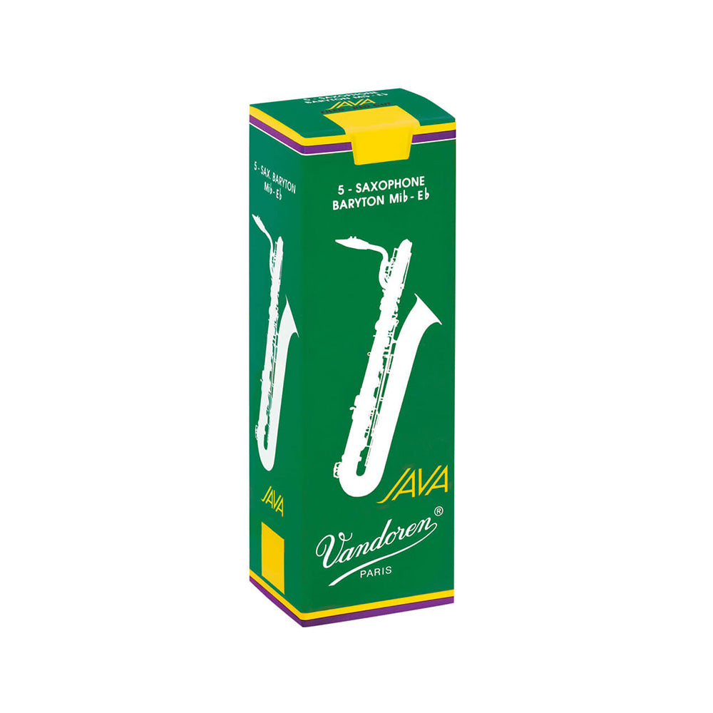 Vandoren Java Green Baritone Saxophone Reeds - Box of 5