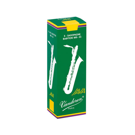 Vandoren Java Green Baritone Saxophone Reeds - Box of 5