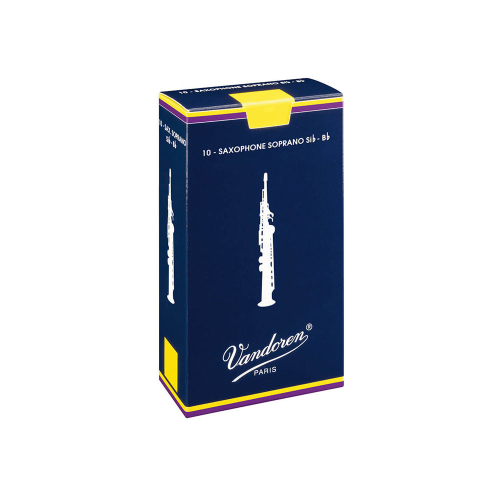 Vandoren Traditional Soprano Saxophone Reeds - Box of 10