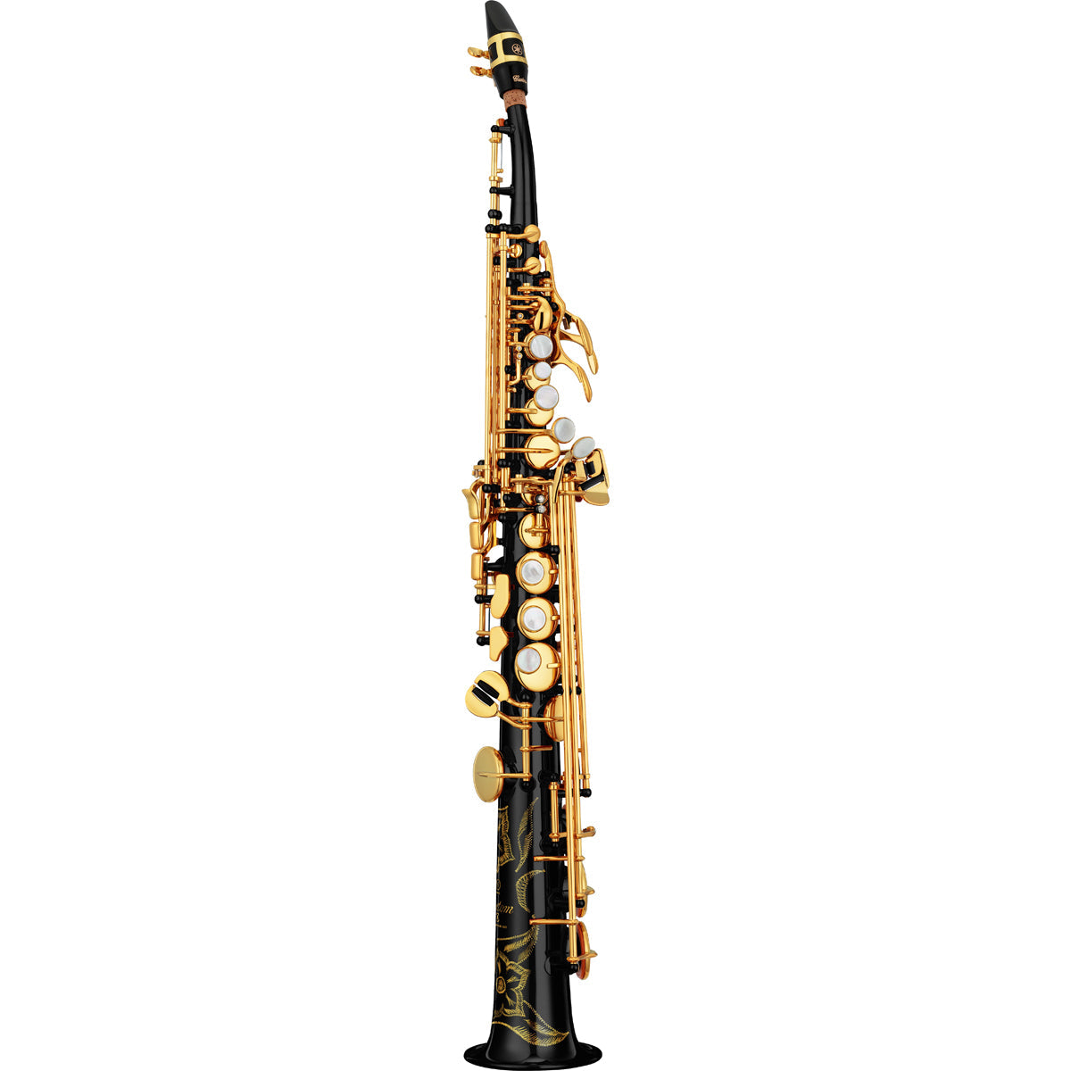 Yamaha YSS-82Z Soprano Saxophone in Black Lacquer, Curve Neck