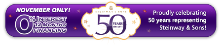 Steinway Month – 50 Years Representing Steinway & Sons!