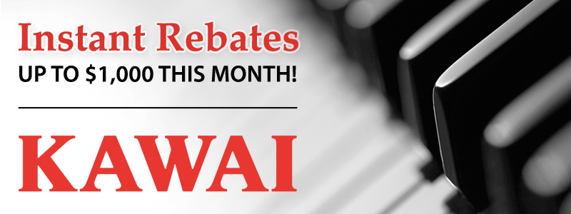 Kawai Instant Rebates in May!
