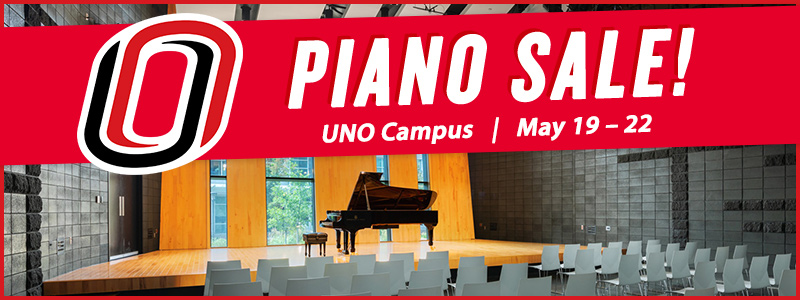 University of Nebraska Omaha Piano Clearance Sale