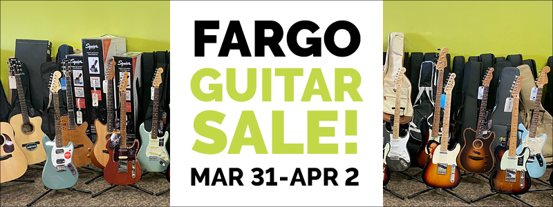 Fargo Guitar Sale – ONE WEEKEND ONLY!