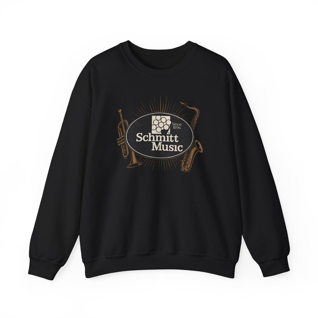 Schmitt Music Logo Band Instrument Unisex Crewneck Sweatshirt