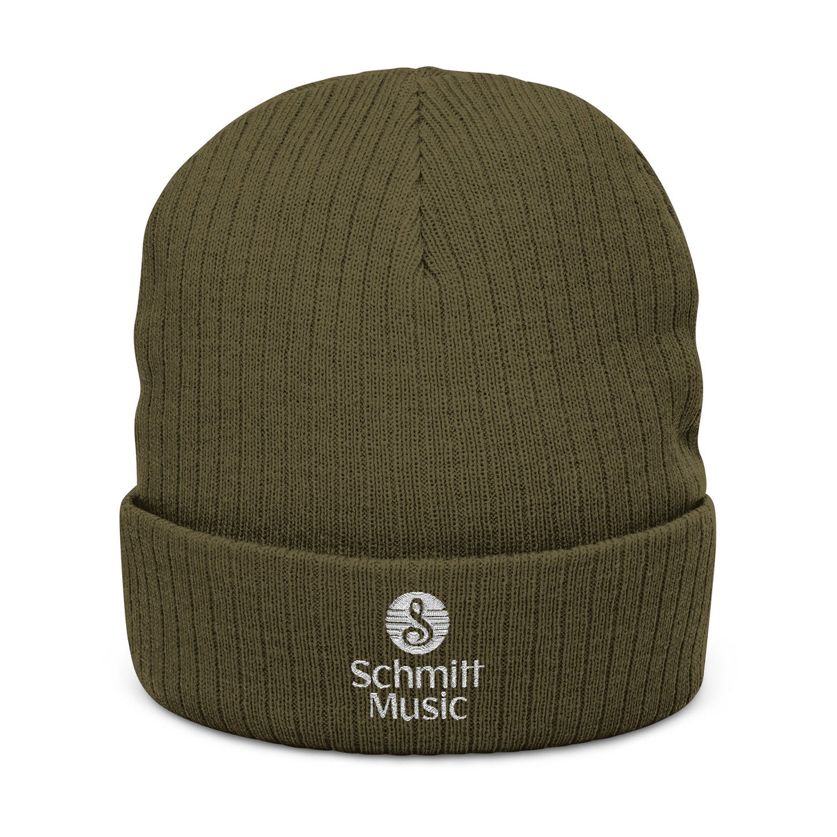 Schmitt Music Embroidered Ribbed Knit Beanie