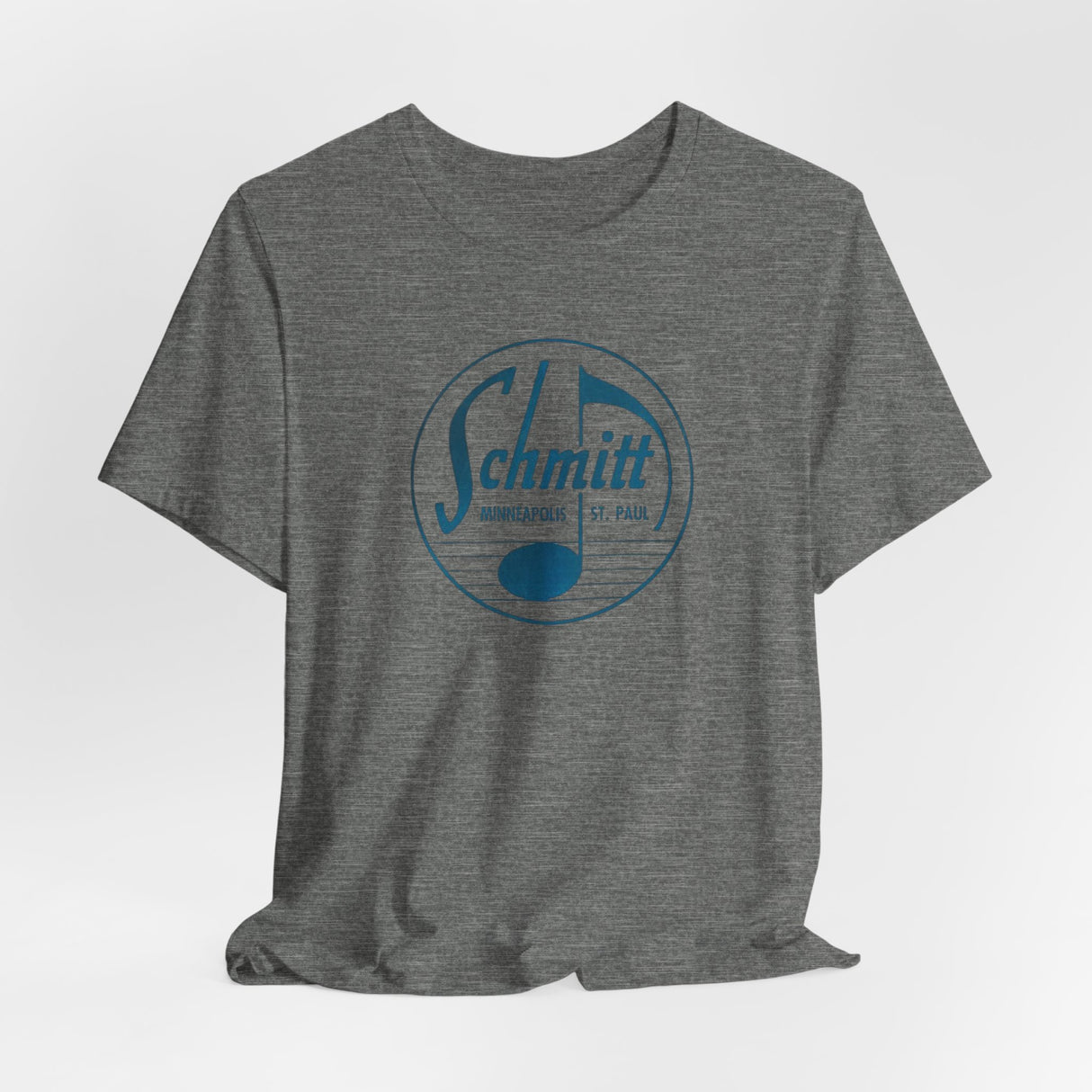 Old School Schmitt Music Logo Unisex Jersey Short Sleeve Tee