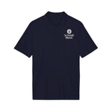 Schmitt Music Logo in White Embroidered Unisex Polo Shirt
