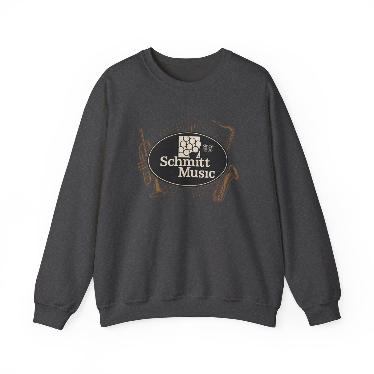 Schmitt Music Logo Band Instrument Unisex Crewneck Sweatshirt