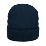 Schmitt Music Embroidered Ribbed Knit Beanie