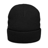 Schmitt Music Embroidered Ribbed Knit Beanie
