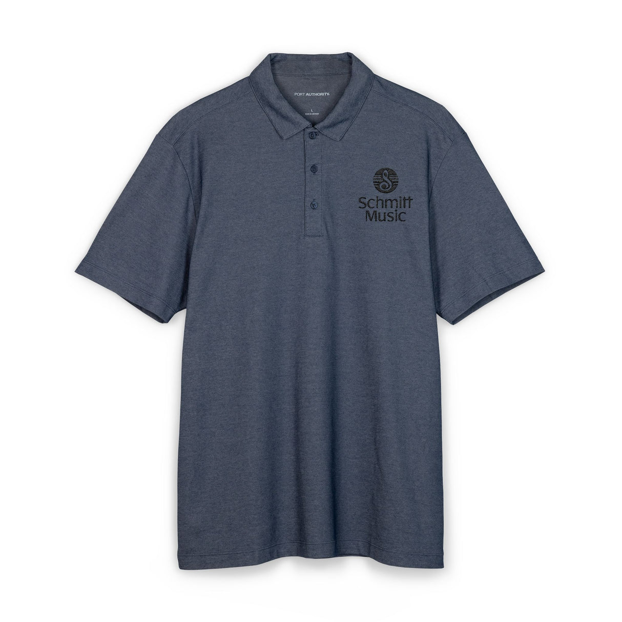 Embroidered Schmitt Music Logo Fine Pique Polo Shirt