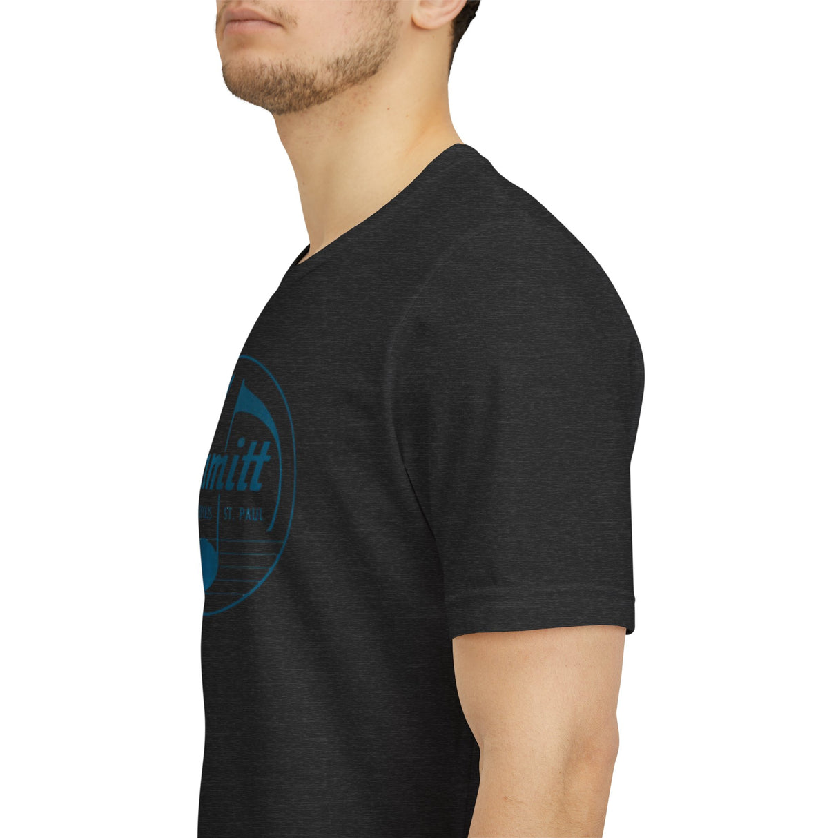 Old School Schmitt Music Logo Unisex Jersey Short Sleeve Tee