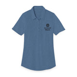 Embroidered Schmitt Music Logo on Ladies Fine Pique Blend Polo