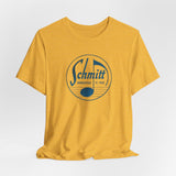 Old School Schmitt Music Logo Unisex Jersey Short Sleeve Tee