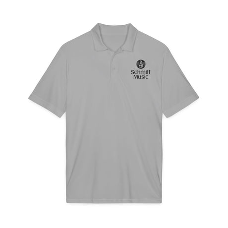 Schmitt Music Logo in Black Embroidered Unisex Polo Shirt