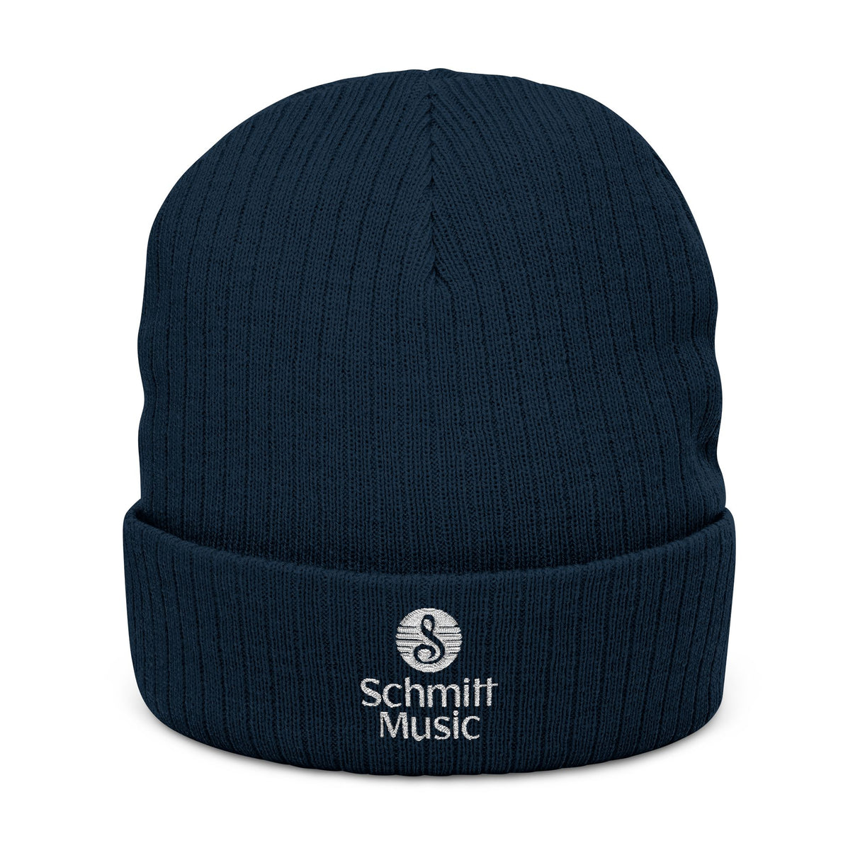Schmitt Music Embroidered Ribbed Knit Beanie