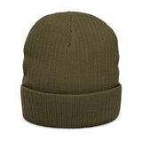Schmitt Music Embroidered Ribbed Knit Beanie