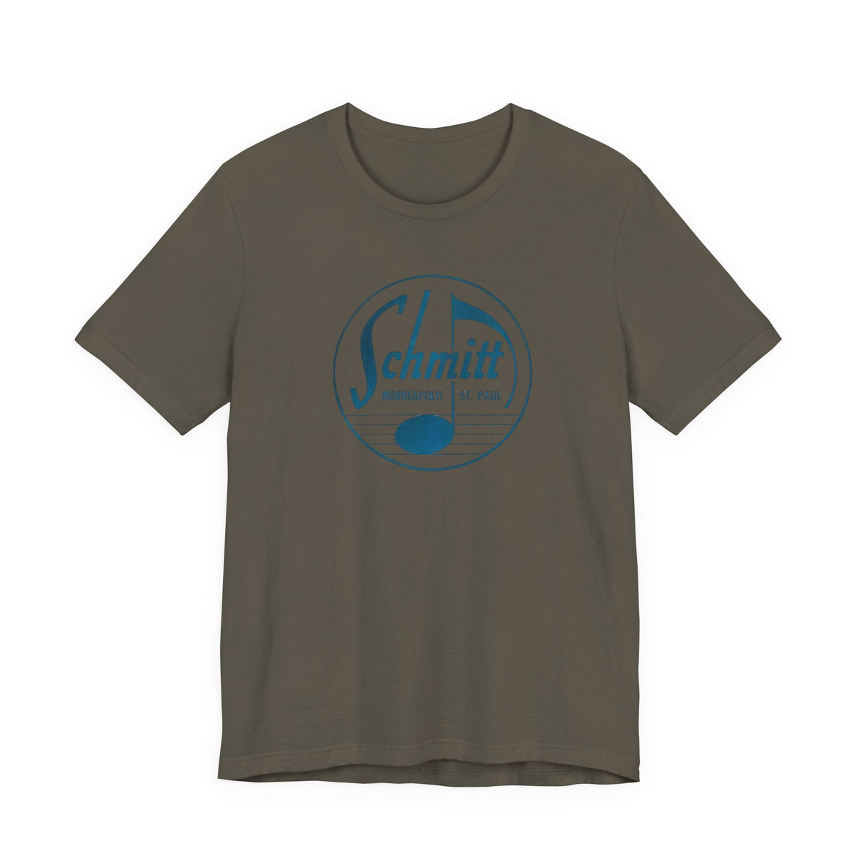 Old School Schmitt Music Logo Unisex Jersey Short Sleeve Tee
