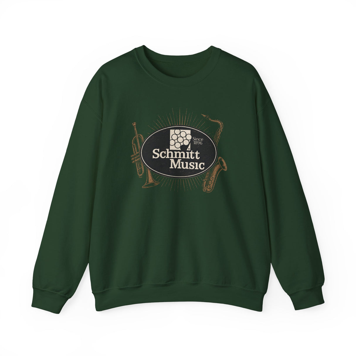 Schmitt Music Logo Band Instrument Unisex Crewneck Sweatshirt