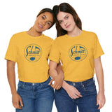Old School Schmitt Music Logo Unisex Jersey Short Sleeve Tee