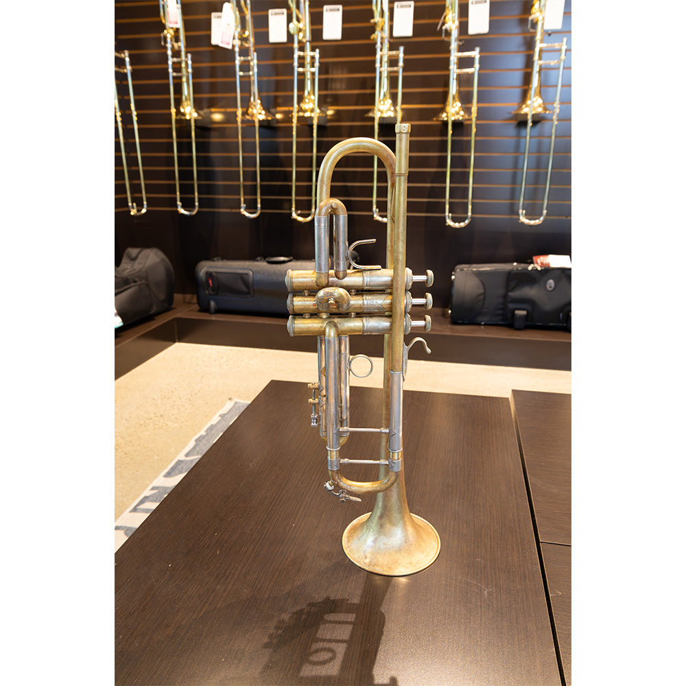Pre-Owned Early Elkhart Bach Stradivarius 37 in Raw Brass