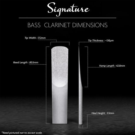 Legere Bass Clarinet Reed - Signature Cut 1