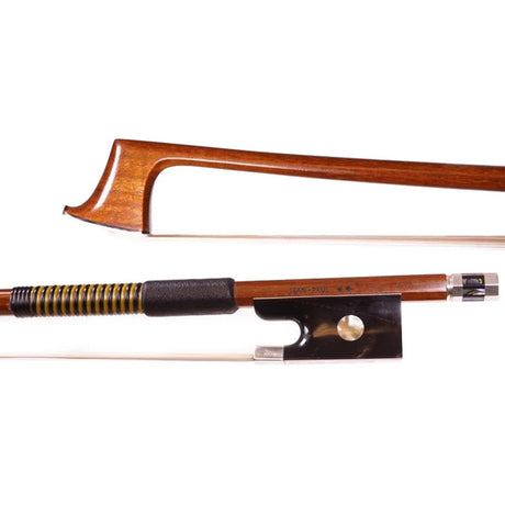 Jean Paul Pernambuco 2-Star Silver Viola Bow Black Horn