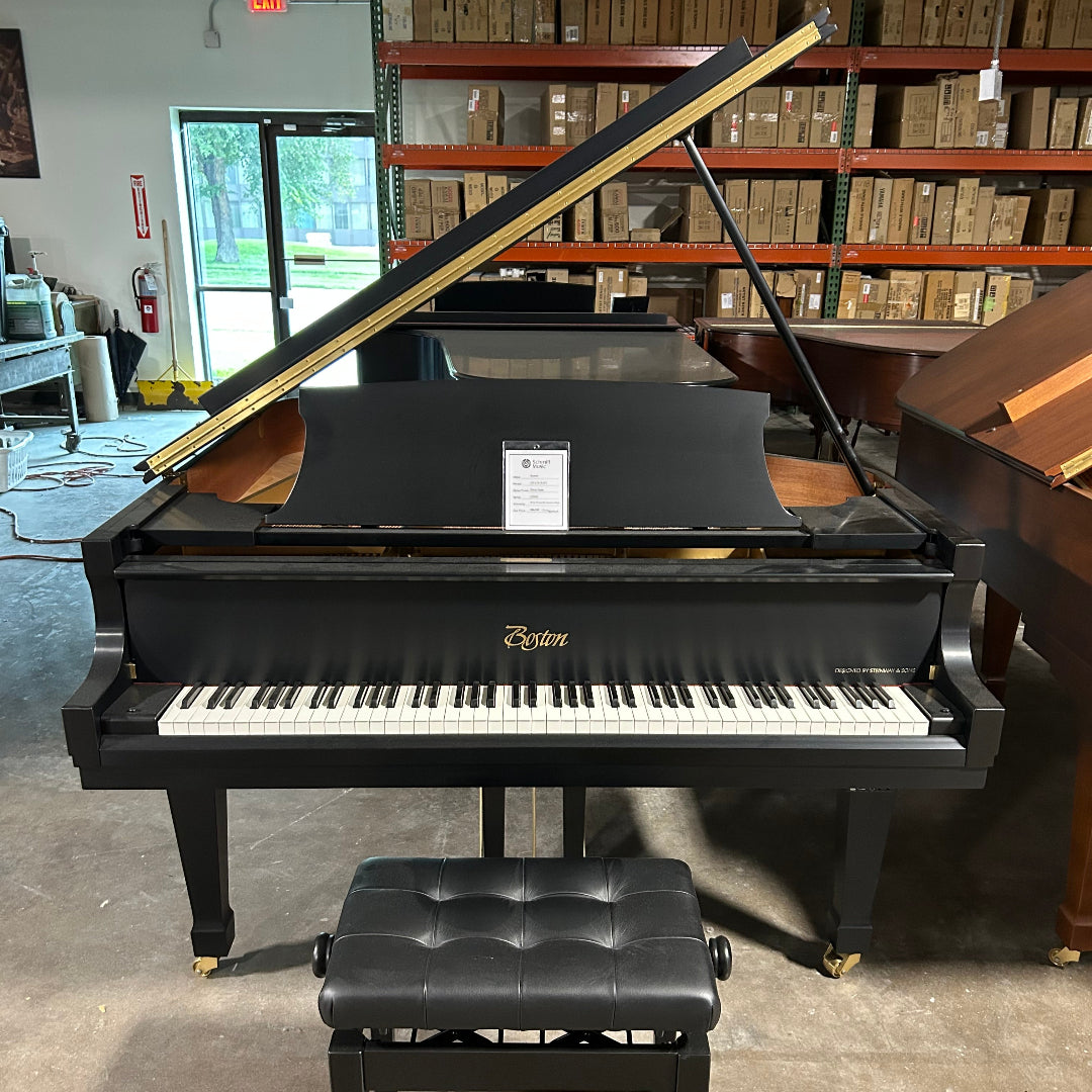 Pre-Owned Boston GP-178 5'10" Ebony Satin Grand Piano
