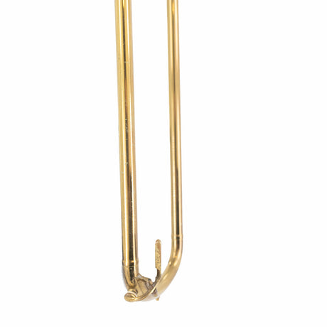 Consignment 1950's Selmer Special 20 Small Bore Tenor Trombone - view of the bottom the slide with the water key