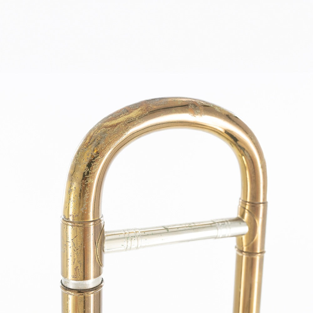 Consignment 1950's Selmer Special 20 Small Bore Tenor Trombone - close up of the tuning slide