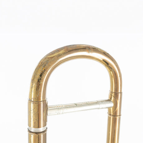 Consignment 1950's Selmer Special 20 Small Bore Tenor Trombone - close up of the tuning slide
