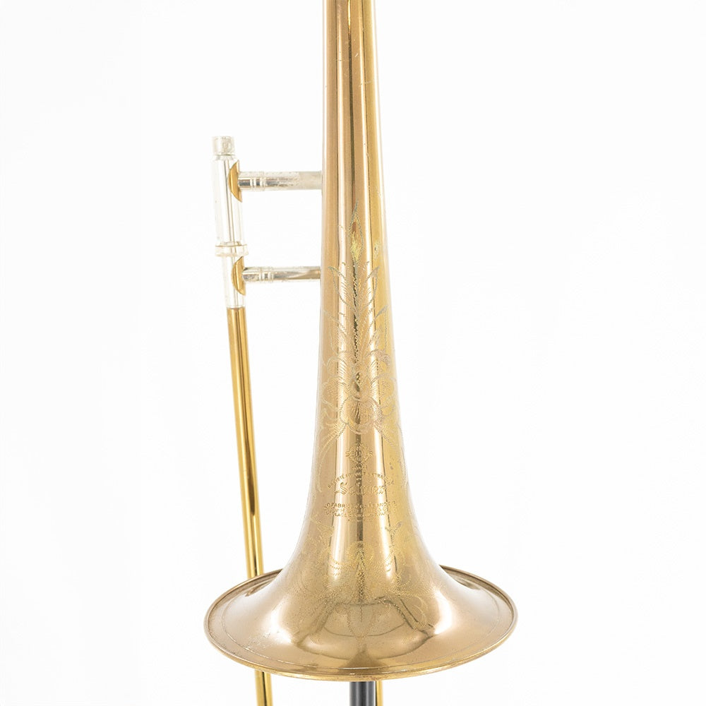 Consignment 1950's Selmer Special 20 Small Bore Tenor Trombone - view of the bell