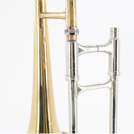 Consignment 1964 Olds O20 Valve/Slide Trombone - close up of the hand braces