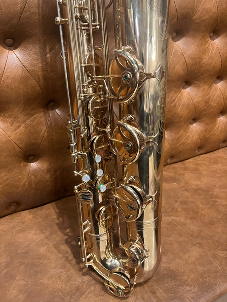 Consignment 1971 Selmer Mark VI Low A Baritone Saxophone - zoom up on right hand keys