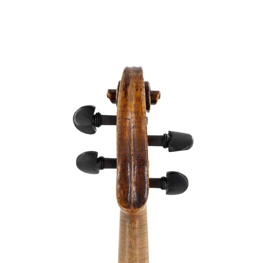 Consignment Roth Gagliano Violin - close up of the back side of the scroll